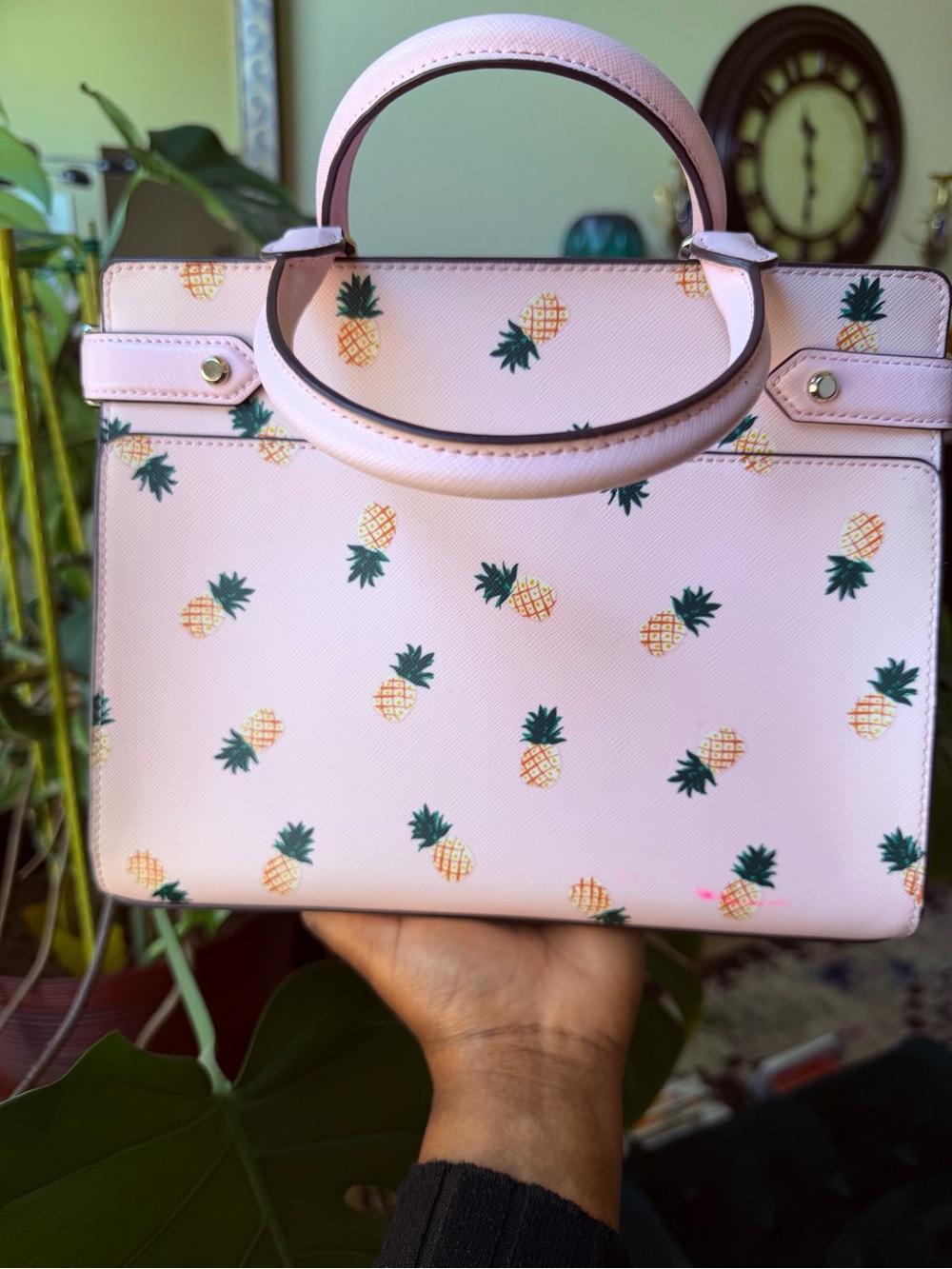 Kate Spade Pink Pineapple-print Satchel - Picture 4 of 15